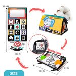 Baby Tummy Time Pillow Toys Black and White High Contrast6