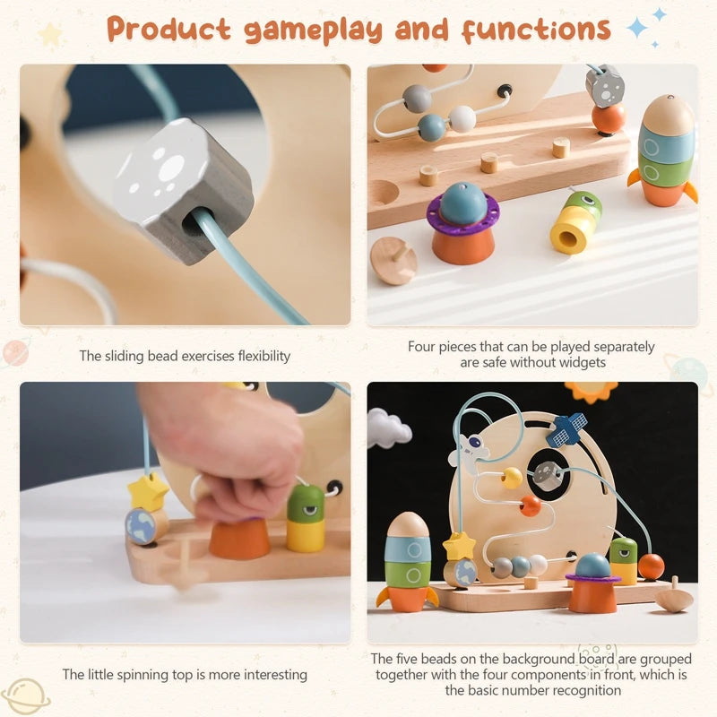 Montessori Toys Baby Wooden