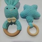 Crochet baby Montessori teething and rattles toys5