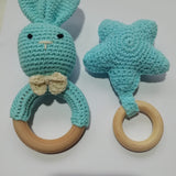 Crochet baby Montessori teething and rattles toys