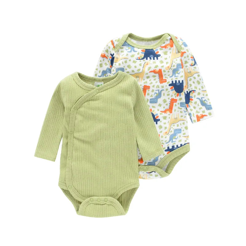 Baby Bodysuit Long-Sleeve Organic Cotton 2-Pack Sets