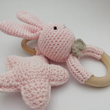 Crochet baby Montessori teething and rattles toys