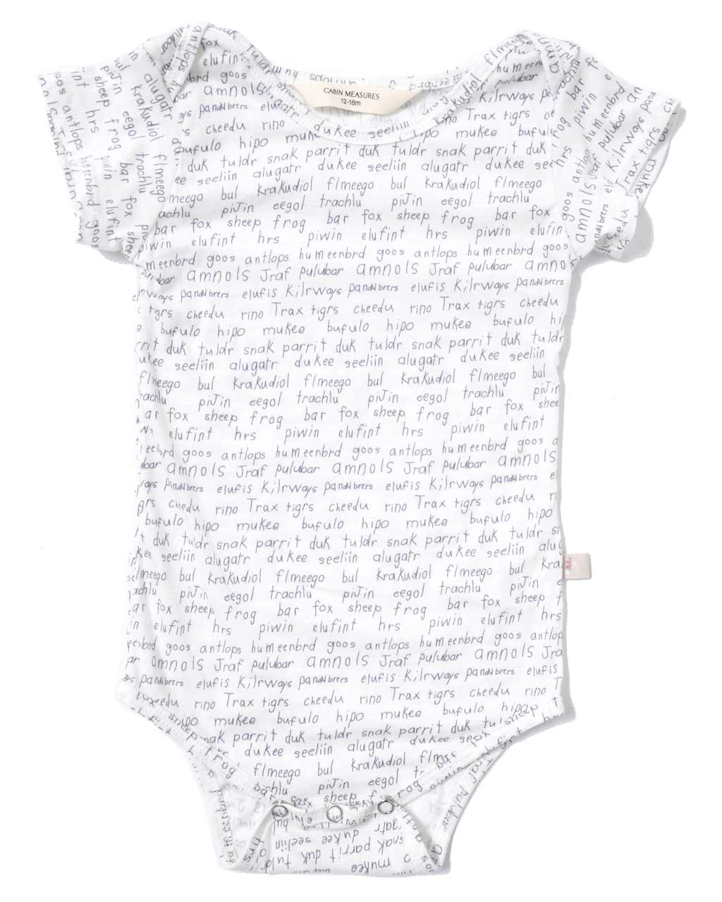 Organic Cotton Onesie / FONT1