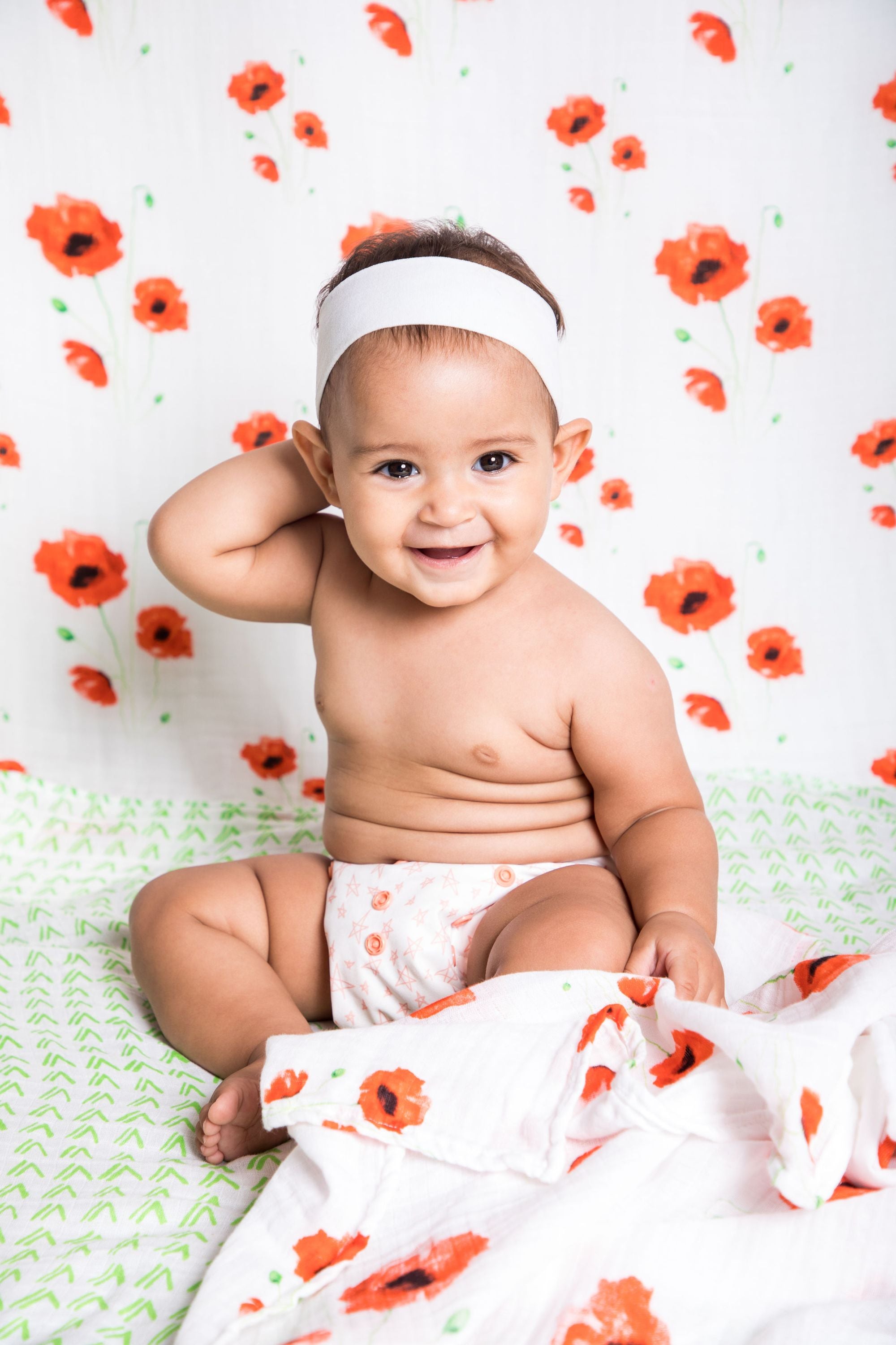 ORGANIC SNUG BLANKET - POPPY3
