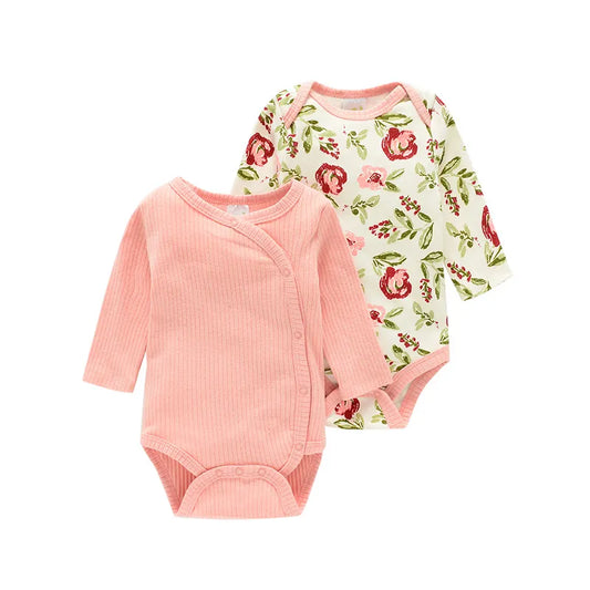 Baby Bodysuit Long-Sleeve Organic Cotton 2-Pack Sets