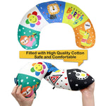 Baby Tummy Time Pillow Toys Black and White High Contrast4