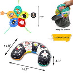 Baby Tummy Time Pillow Toys Black and White High Contrast5