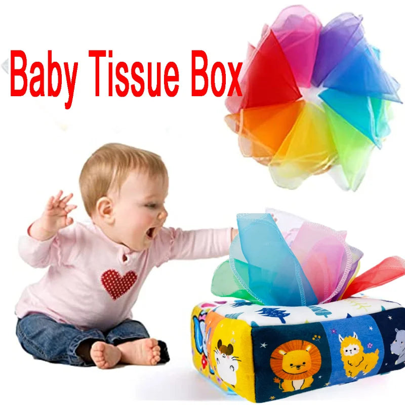 Montessori Toys Magic Tissue Box Baby Educational Learning Activity