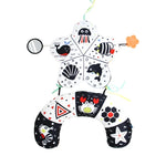Baby Tummy Time Pillow Toys Black and White High Contrast7
