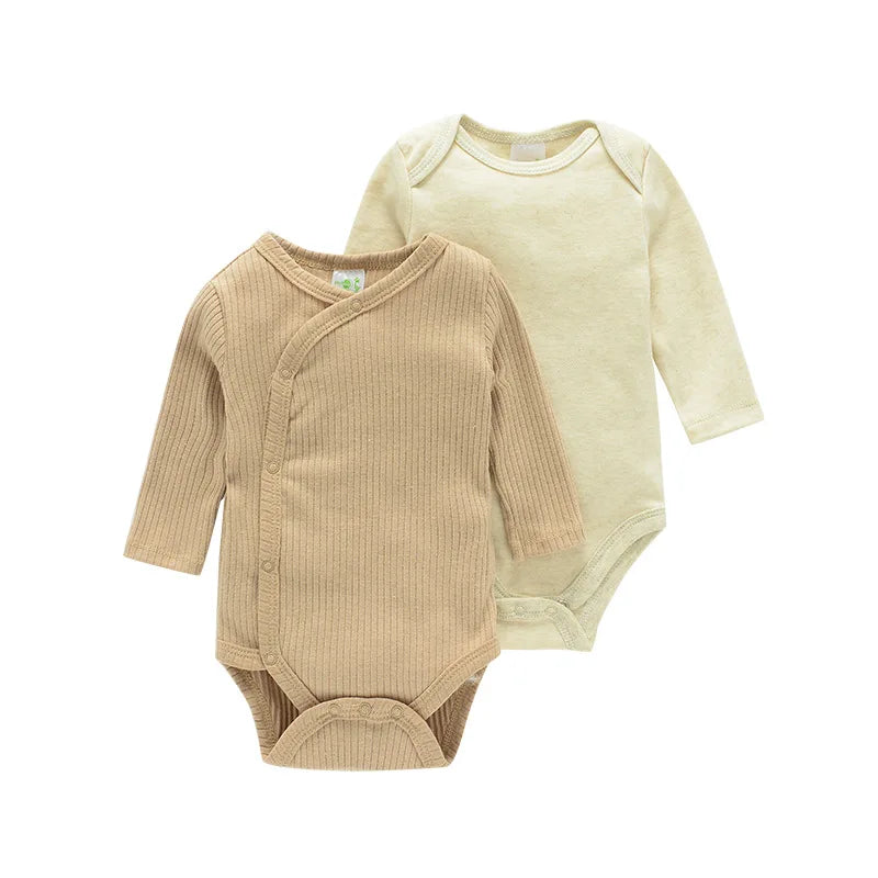 Baby Bodysuit Long-Sleeve Organic Cotton 2-Pack Sets