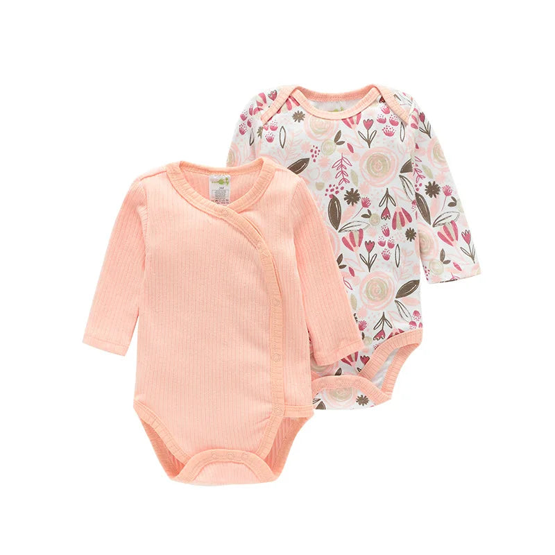 Baby Bodysuit Long-Sleeve Organic Cotton 2-Pack Sets