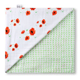 ORGANIC SNUG BLANKET - POPPY