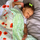 ORGANIC SNUG BLANKET - POPPY