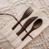 QToys Australia (USA) Child wooden utensil set